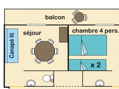 Cliquez pour découvrir toutes les photos de l'HÉBERGEMENT ! appartement - Maeva Escapades Des Gaves photo 5