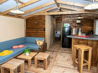 tente en toile et bois - Des Gaves photo 2