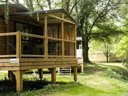Cliquez pour découvrir toutes les photos de l'HÉBERGEMENT ! tente en toile et bois - camping Des Gaves photo 6
