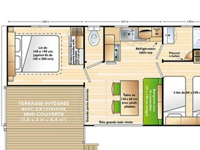 mobil-home - De La Châtaigneraie photo 6
