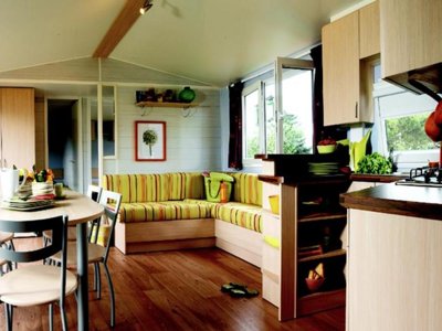 Cliquez pour découvrir toutes les photos de l'HÉBERGEMENT ! mobil-home - Ecovillage Le Soleil Du Pibeste photo 2