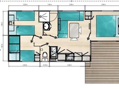 Cliquez pour découvrir toutes les photos de l'HÉBERGEMENT ! mobil-home - Domaine Du Château-Epinal photo 6