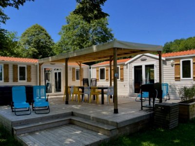 Cliquez pour découvrir toutes les photos de l'HÉBERGEMENT ! mobil-home - Paradis Ombre Des Tilleuls photo 2