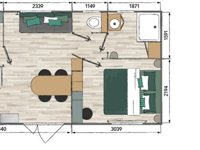 mobil-home - Vert Gapeau photo 2