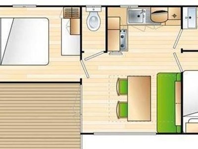 Cliquez pour découvrir toutes les photos de l'HÉBERGEMENT ! mobil-home - Figurotta photo 7