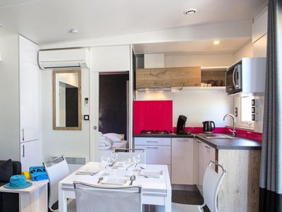 Cliquez pour découvrir toutes les photos de l'HÉBERGEMENT ! mobil-home - Domaine Les Mûriers photo 4