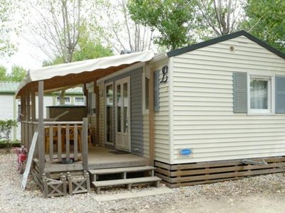 Cliquez pour découvrir toutes les photos de l'HÉBERGEMENT ! mobil-home - Flower Le Rochelongue photo 2