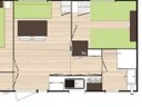 Cliquez pour découvrir toutes les photos de l'HÉBERGEMENT ! mobil-home - camping Flower Le Rochelongue photo 3
