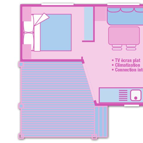 Cliquez pour découvrir toutes les photos de l'HÉBERGEMENT ! mobilhome - Méditerranée Plage photo 4