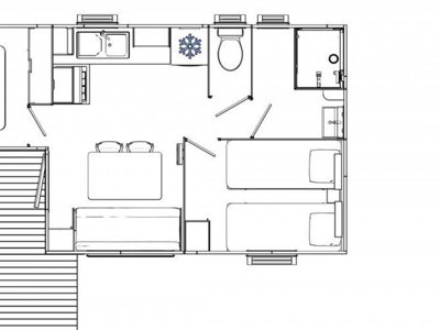 Cliquez pour découvrir toutes les photos de l'HÉBERGEMENT ! mobil-home - Méditerranée Plage photo 7