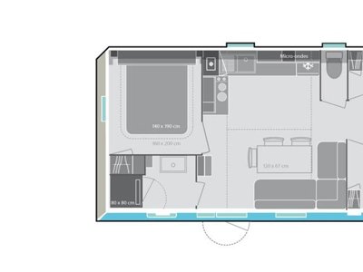 Cliquez pour découvrir toutes les photos de l'HÉBERGEMENT ! mobil-home - Californie Plage photo 9