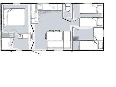 Cliquez pour découvrir toutes les photos de l'HÉBERGEMENT ! mobil-home - Californie Plage photo 7