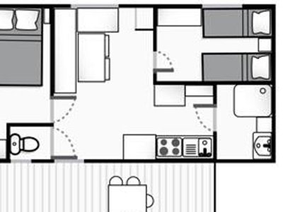 Cliquez pour découvrir toutes les photos de l'HÉBERGEMENT ! mobil-home - De Montolieu photo 6