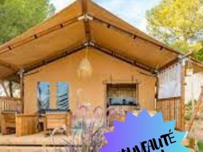 tente en toile et bois - De Montolieu photo 1