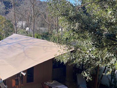 tente en toile et bois - De Montolieu photo 10