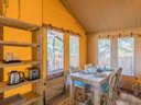 tente en toile et bois - camping De Montolieu photo 6