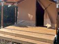 Cliquez pour découvrir toutes les photos de l'HÉBERGEMENT ! tente toile et bois - établissement De Montolieu photo 2
