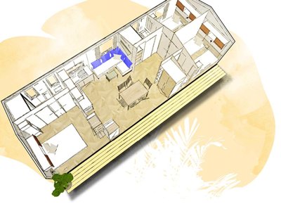 Cliquez pour découvrir toutes les photos de l'HÉBERGEMENT ! mobilhome - Flower De La Corniche photo 16