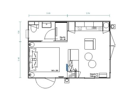 Cliquez pour découvrir toutes les photos de l'HÉBERGEMENT ! mobil-home - Les Bois Flottés photo 13