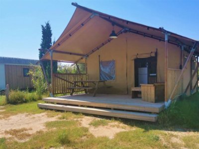 tente en toile et bois - Les Bois Flottés photo 1