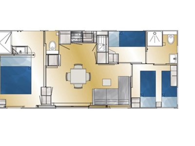 Cliquez pour découvrir toutes les photos de l'HÉBERGEMENT ! mobil-home - Les Bois Flottés photo 13