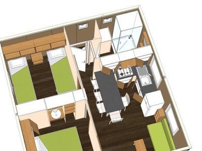 Cliquez pour découvrir toutes les photos de l'HÉBERGEMENT ! chalet - Domaine De La Cigaliere photo 9