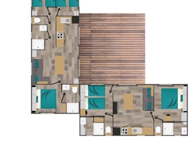 Cliquez pour découvrir toutes les photos de l'HÉBERGEMENT ! mobil-home - Yelloh! Village Domaine Berrua photo 15