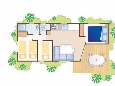 Cliquez pour découvrir toutes les photos de l'HÉBERGEMENT ! mobil-home - L'oliveraie photo 7