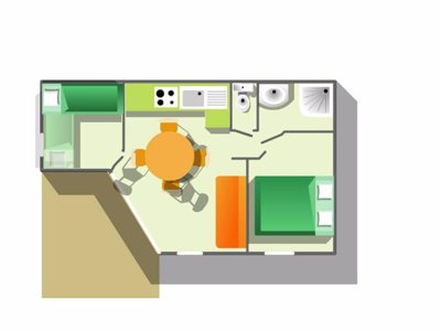 Cliquez pour découvrir toutes les photos de l'HÉBERGEMENT ! chalet - L'oliveraie photo 8