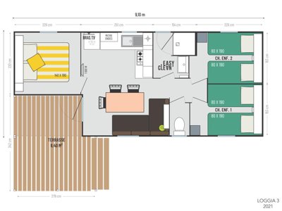 mobil-home - L'oliveraie photo 9