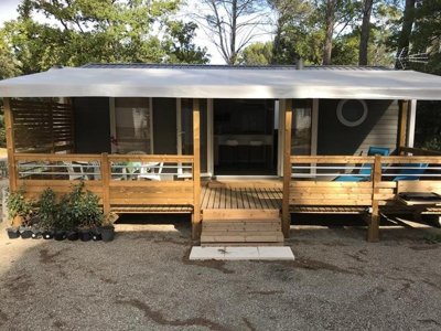 Cliquez pour découvrir toutes les photos de l'HÉBERGEMENT ! mobil-home - Le Relais De La Bresque photo 7