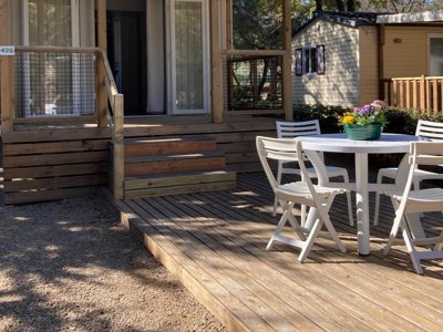 Cliquez pour découvrir toutes les photos de l'HÉBERGEMENT ! mobil-home - Le Relais De La Bresque photo 2