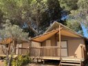 tente en toile et bois - camping CAMPASUN International photo 1