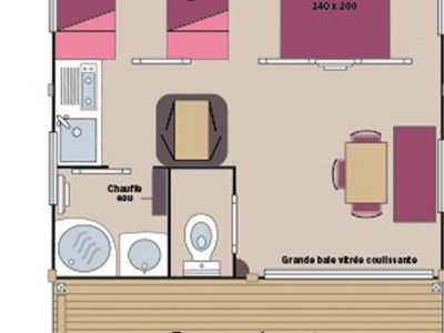 Cliquez pour découvrir toutes les photos de l'HÉBERGEMENT ! mobil-home - L'Etang D'Ardy photo 2
