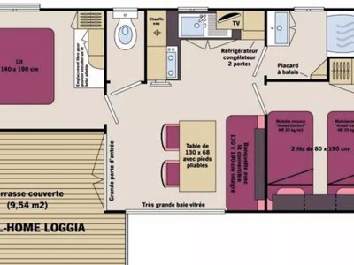 Cliquez pour découvrir toutes les photos de l'HÉBERGEMENT ! mobil-home - L'Etang D'Ardy photo 7