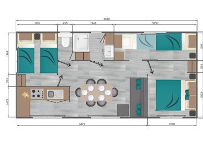 mobil-home - Les Chênes photo 10