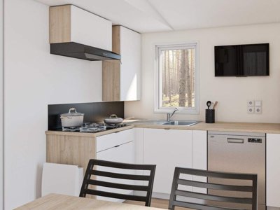 Cliquez pour découvrir toutes les photos de l'HÉBERGEMENT ! mobil-home - Les Chênes photo 2