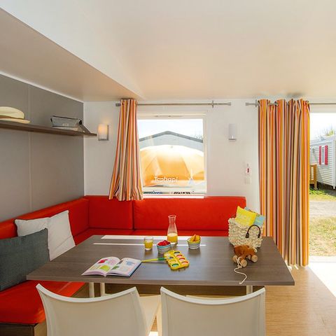 Cliquez pour découvrir toutes les photos de l'HÉBERGEMENT ! mobil-home - Du De Massereau photo 3