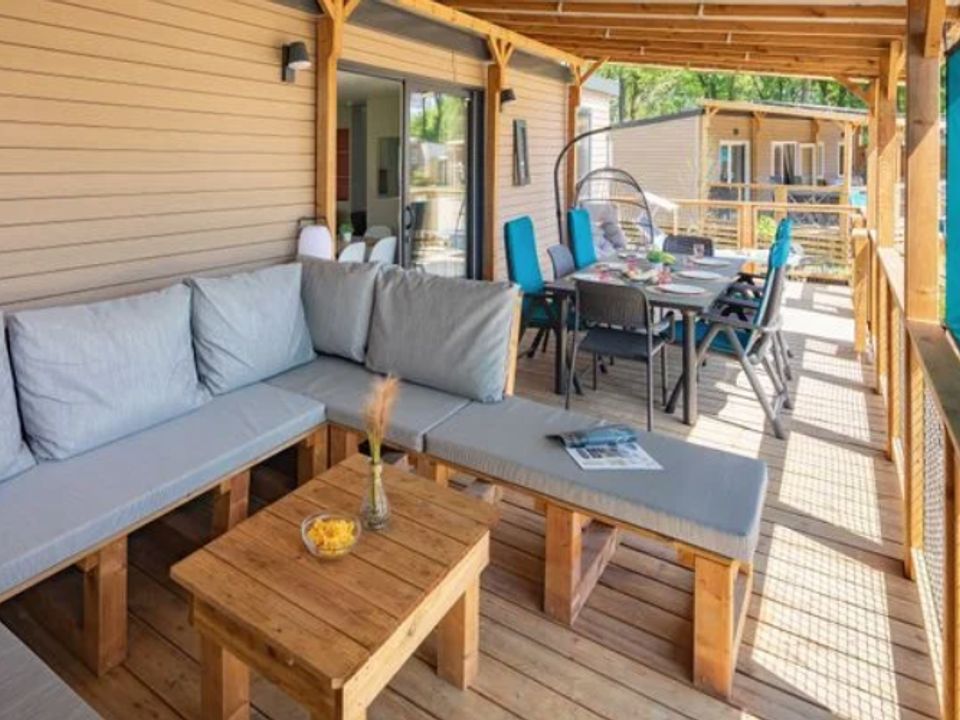 Cliquez pour découvrir toutes les photos de l'HÉBERGEMENT ! mobil-home - établissement Du De Massereau photo 2