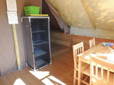 Cliquez pour découvrir toutes les photos de l'HÉBERGEMENT ! tente en toile et bois - Le Domaine De Gajan photo 10