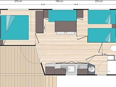Cliquez pour découvrir toutes les photos de l'HÉBERGEMENT ! mobil-home - Le Domaine De Gajan photo 10