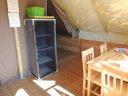 Cliquez pour découvrir toutes les photos de l'HÉBERGEMENT ! tente en toile et bois - camping Le Domaine De Gajan photo 10
