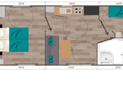 Cliquez pour découvrir toutes les photos de l'HÉBERGEMENT ! mobil-home - Paradis - Albret photo 8