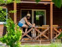 chalet - camping Domaine D'Anglas photo 2