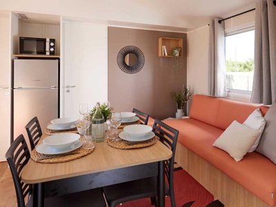 Cliquez pour découvrir toutes les photos de l'HÉBERGEMENT ! mobil-home - Le Mas Fleuri photo 2
