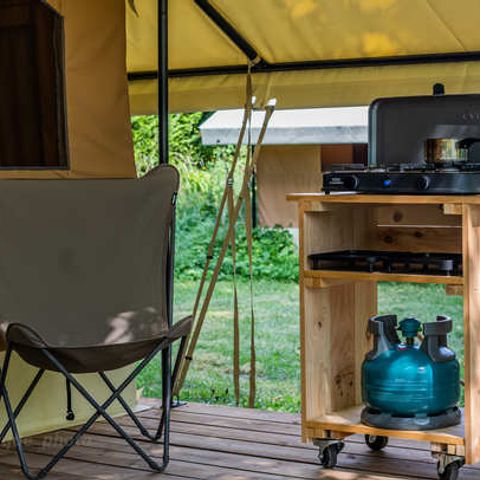 Cliquez pour découvrir toutes les photos de l'HÉBERGEMENT ! tente - L'Argenté - Onlycamp photo 3