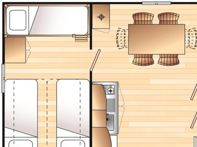 Cliquez pour découvrir toutes les photos de l'HÉBERGEMENT ! mobil-home - Les 2 Vallées photo 3