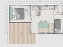 Cliquez pour découvrir toutes les photos de l'HÉBERGEMENT ! mobil-home - camping Flower L'Epi Bleu photo 3