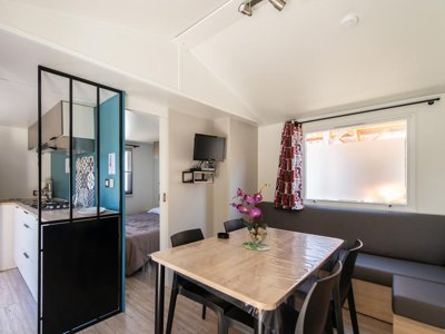 Cliquez pour découvrir toutes les photos de l'HÉBERGEMENT ! mobil-home - De La Cascade photo 2