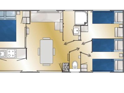 Cliquez pour découvrir toutes les photos de l'HÉBERGEMENT ! mobil-home - De La Cascade photo 4